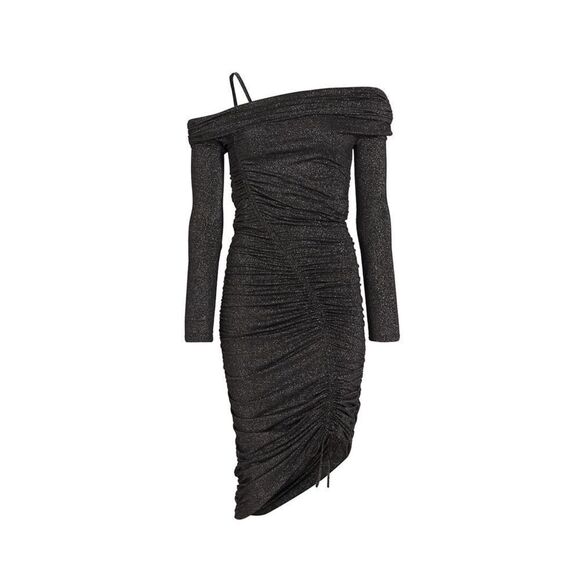 Jonathan Simkhai Standard Sabine Ruched Metallic Body-Con Dress size S - Picture 2 of 12